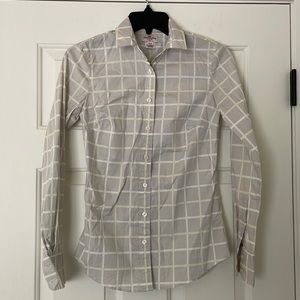 J. Crew Factory Women's Plaid Button Up Shirt